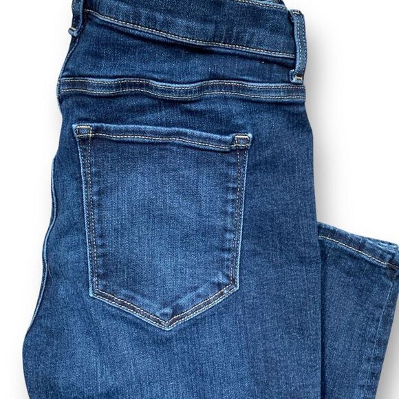 Banana Republic Premium Medium Wash Denim Mid-Rise Skinny Jeans - Picture 3 of 9